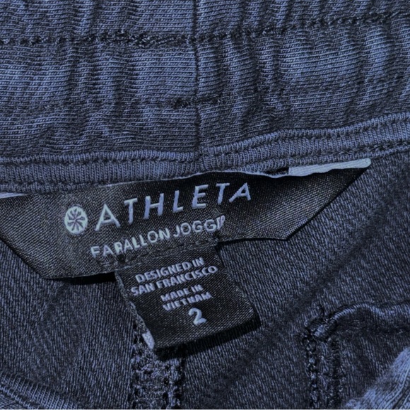 Athleta FARALLON Black Jogger Stretch Sweatpants Sz 2 - Picture 6 of 14